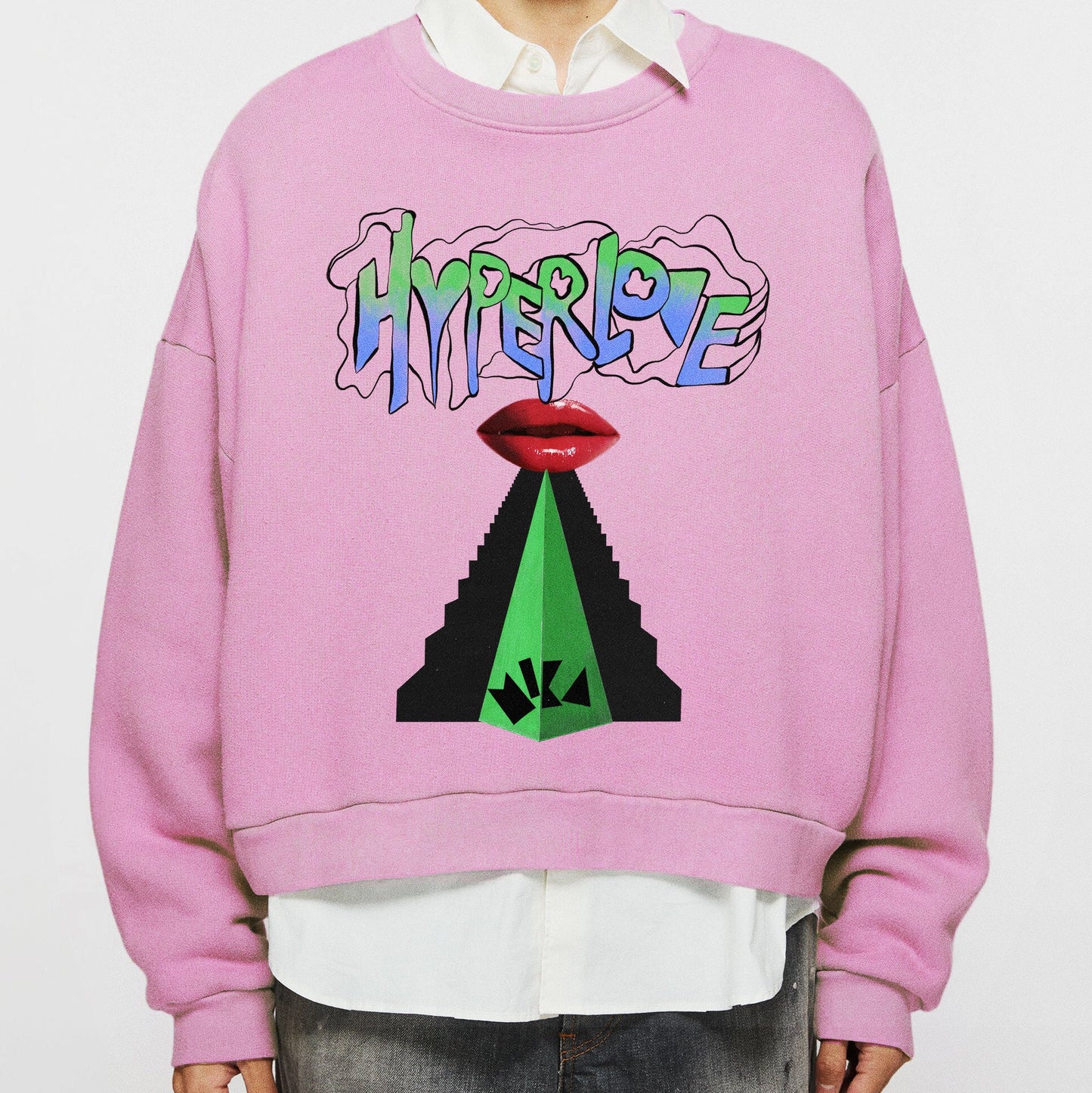 HYPERLOVE PINK SWEATSHIRT